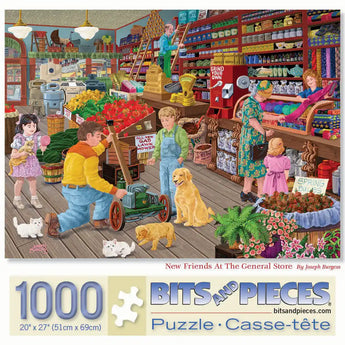 New Friends at the General Store 1000 Piece Jigsaw Puzzle