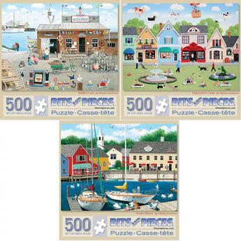 Set of 3 Wilfrido Limvalencia Jigsaw Puzzles