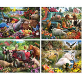 Country Fun 4in1 Multipack Jigsaw Puzzle Bundle by Larry Jones