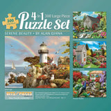 Serene Beauty 4in1 Multipack Jigsaw Puzzle Bundle by Alan Giana