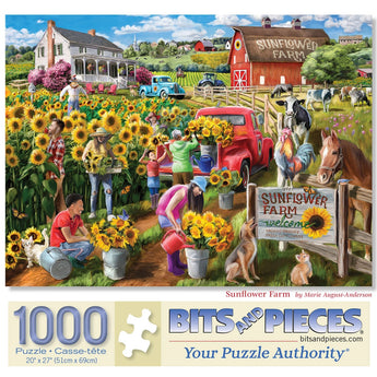 Sunflower Farm Jigsaw Puzzle