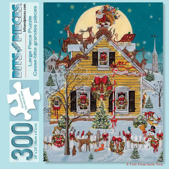 A Visit from St Nick 300 Large Piece Jigsaw Puzzle