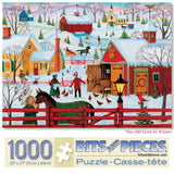 The Old Farm In Winter 1000 Piece Jigsaw Puzzle