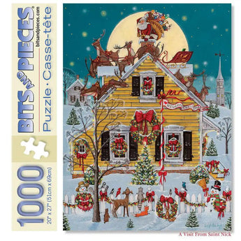 A Visit from St Nick 1000 Piece Jigsaw Puzzle