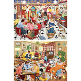 Set of 2 Nostalgic Jigsaw Puzzles