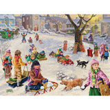 Set of 4 Joseph Burgess 1000 Piece Winter Jigsaw Puzzles Bits and Pieces