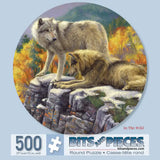 In the Wild 500 Piece Round Jigsaw Puzzle