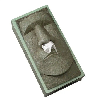 Stone Face Tissue Holder