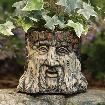 Tree Face Garden Planter Statue