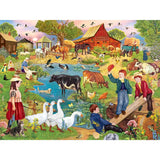 Set of 6 Rosiland Solomon 500 Piece Puzzles Bits and Pieces