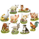 Mini Young Farm Animals 300 Large Piece Shaped Jigsaw Puzzle