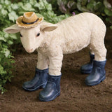 Lamb in Boot Garden Statue