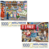 Set of 2 Joseph Burgess Jigsaw Puzzles