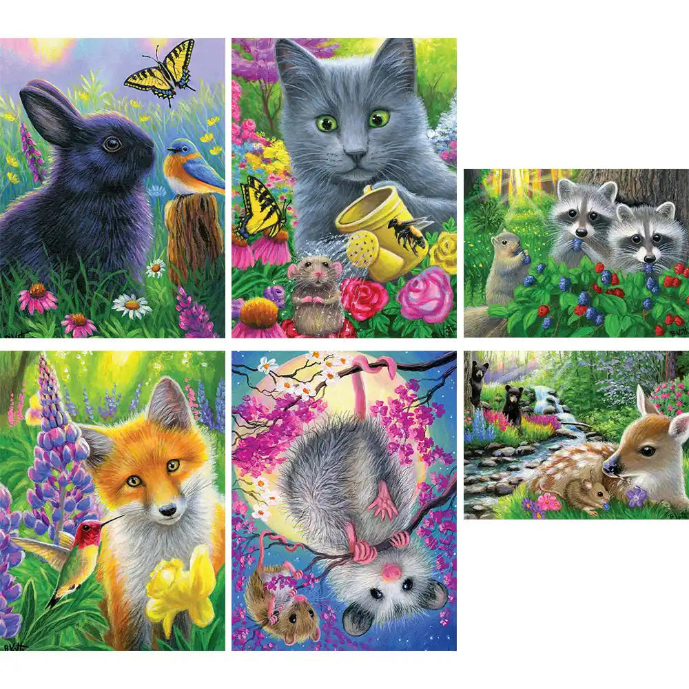 Set of 6 Bridget Voth Jigsaw Puzzles