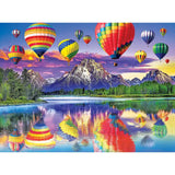 Balloon Mountain Reflection 1500 Piece Jigsaw Puzzle