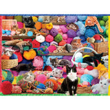 Kittens and Yarn 300 Large Piece Jigsaw Puzzle