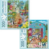 Set of 2 Kathy Bambeck 300 Large Piece Jigsaw Puzzles