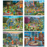 Set of 6 Christine Carey 500 Piece Jigsaw Puzzles