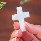 White Jade Pocket Cross