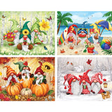 Playful Gnomes 4in1 Multipack Jigsaw Puzzle Bundle by Makiko