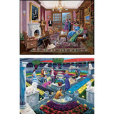 Set of 2 Murder Mystery Jigsaw Puzzles