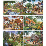 Set of 6 Steve Crisp 300 Large Piece Jigsaw Puzzles