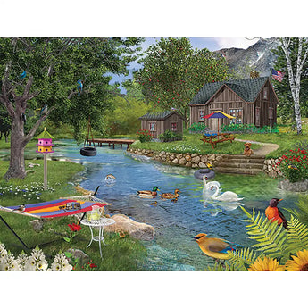 Summer Cabin 1000 Piece Jigsaw Puzzle