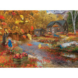 Autumn Cabin 1000 Piece Jigsaw Puzzle