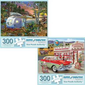 Set of 2 Bigelow Illustrations 300 Large Piece Jigsaw Puzzle