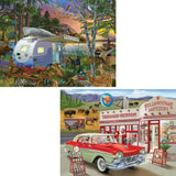 Set of 2 Bigelow Illustrations 300 Large Piece Jigsaw Puzzle