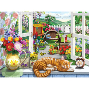 Window on the Garden 1000 Piece Jigsaw Puzzle