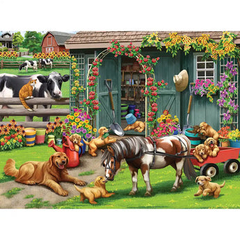 Set of 6 Nancy Wernersbach 1000 Piece Jigsaw Puzzles Bits and Pieces