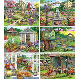 Set of 6 Nancy Wernersbach 1000 Piece Jigsaw Puzzles