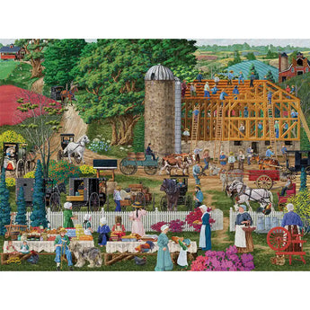 Set of 4 Joseph Burgess Jigsaw Puzzles