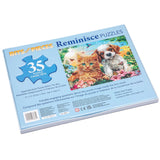 Kitten and Puppy Extra Large Piece Reminisce Jigsaw Puzzle