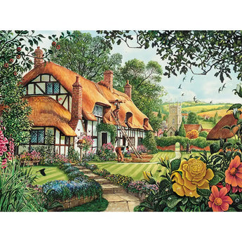 Set of 6 Steve Crisp 500 Piece Jigsaw Puzzles Bits and Pieces