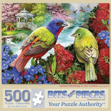 Painted Buntings In the Garden Jigsaw Puzzle