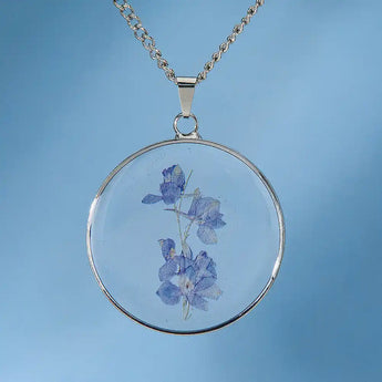 Birth Flower Necklace Bits and Pieces