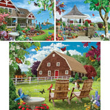 Set of 3 Alan Giana 1000 Piece Jigsaw Puzzles