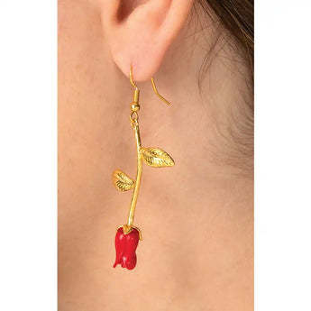 Rose Earrings