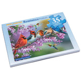 Birds On A Flowering Branch Extra Large Piece Reminisce Jigsaw Puzzle