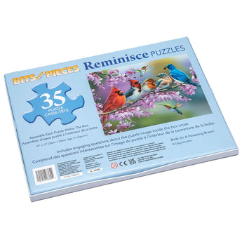 Birds On A Flowering Branch Extra Large Piece Reminisce Jigsaw Puzzle