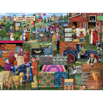 Set of 6 Joseph Burgess 1000 Piece Jigsaw Puzzles Bits and Pieces