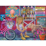 Happiness Ice Cream Shop 300 Large Piece Jigsaw Puzzle