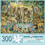 African Watering Hole 300 Large Piece Jigsaw Puzzle