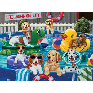 Puppy Pool Party Jigsaw Puzzle