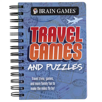 Travel Games And Puzzles Book