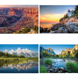 Set of 4  Magnificent National Parks Jigsaw Puzzles