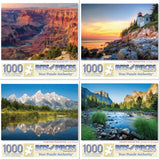 Set of 4  Magnificent National Parks Jigsaw Puzzles