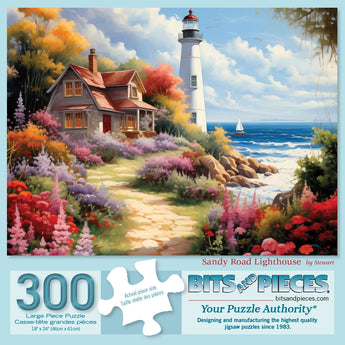 Sandy Road Lighthouse Jigsaw Puzzle